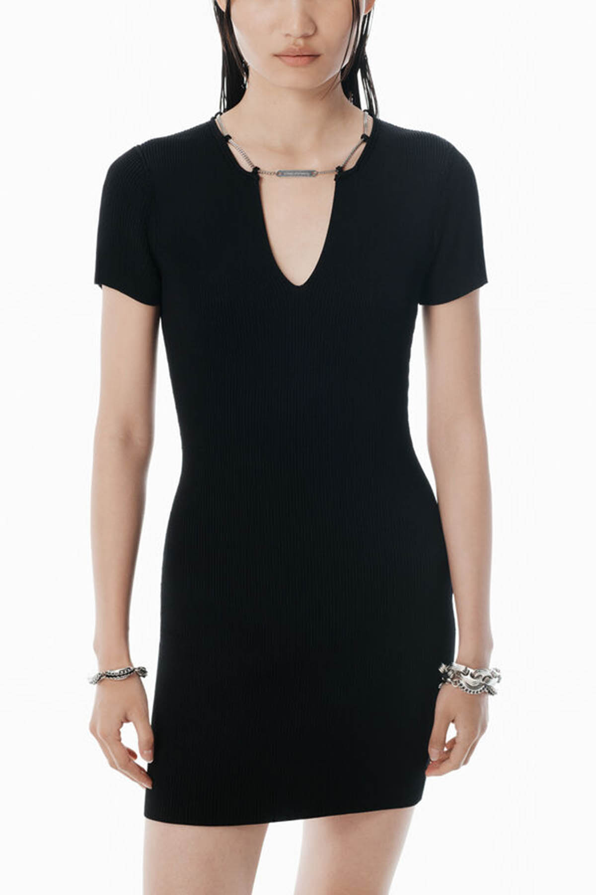 amazon black dresses for church Alex Side Ruched Midi Dress  Bishop + Young