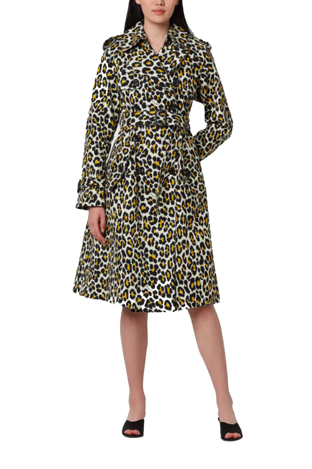 THE leopard trench coat