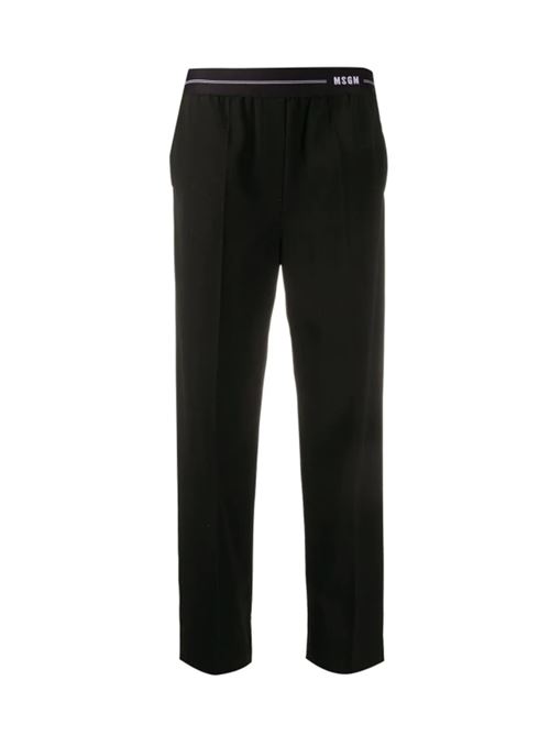 Pantaloni con logo in vita MSGM | 2842MDP10420730999
