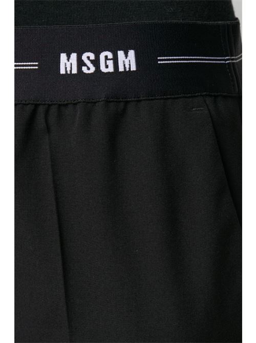Pantaloni con logo in vita MSGM | 2842MDP10420730999