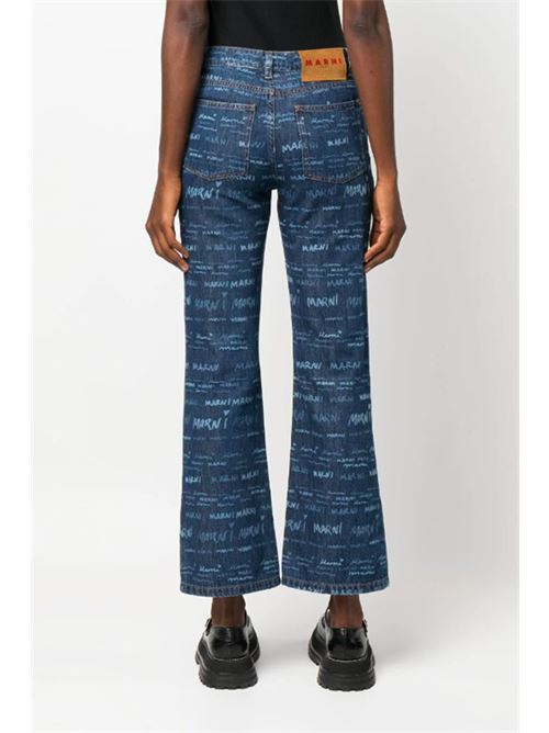 Jeans con logo MARNI | PAJD0257M0USCV36JQB50