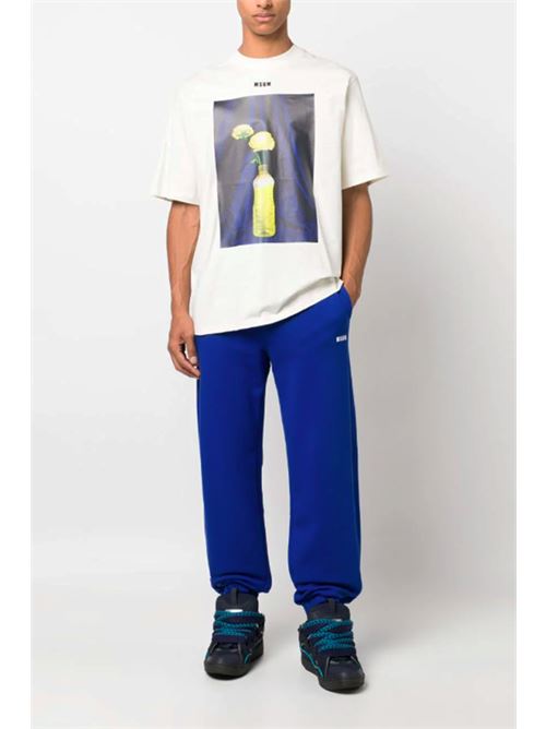 T-shirt con stampa MSGM | 3546MM0223758002