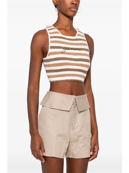 Top con logo GANNI | K2222969