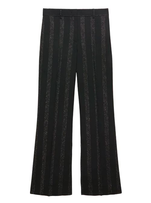 Pantaloni gessati in lurex MSGM | 3741MDP01A24760499
