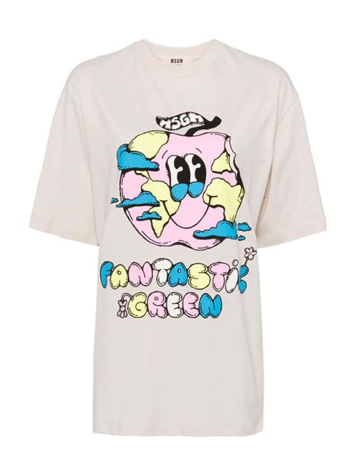 T-shirt Fantastic Green MSGM | 3746MM0424779120