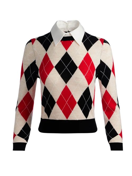 Carolann argyle sweater ALICE & OLIVIA |  | CC508533710C943