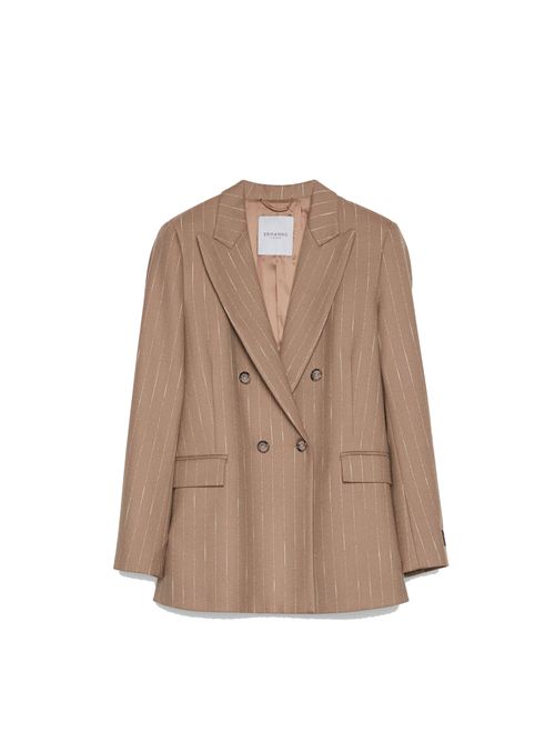 Giacca doppiopetto gessata ERMANNO FIRENZE | Giacche | D47EI010EB0MF278