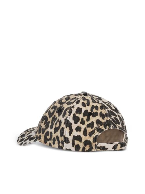 Cappello leopardato GANNI | A6898943