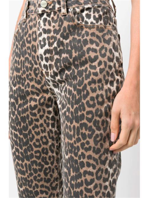 Jeans leopardato GANNI | J1059943