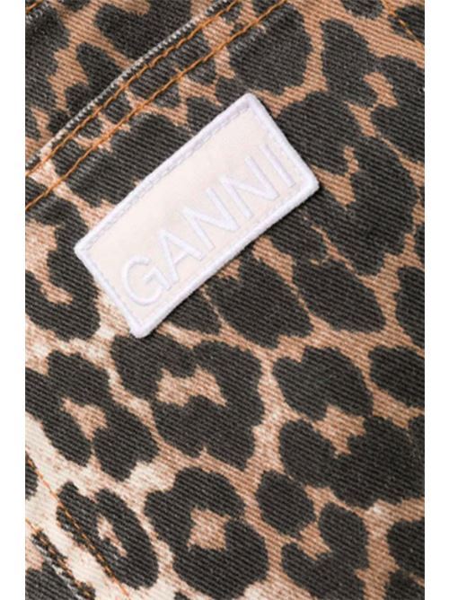 Jeans leopardato GANNI | J1059943