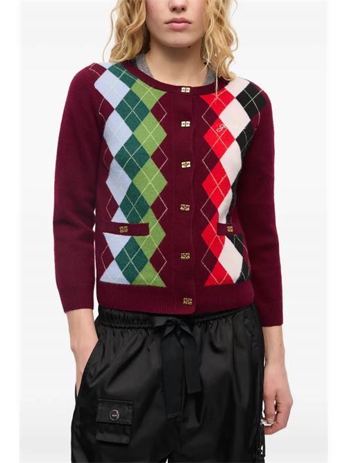 Cardigan con rombi GANNI | K2532730