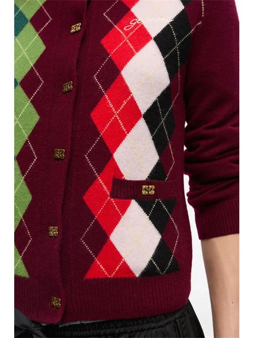 Cardigan con rombi GANNI | K2532730