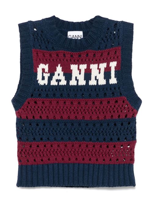 Gilet con logo GANNI | K2568999