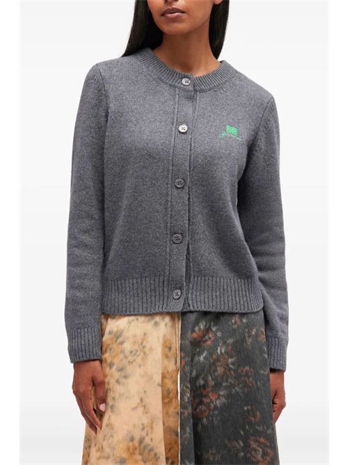 Cardigan con logo GANNI | K2592220