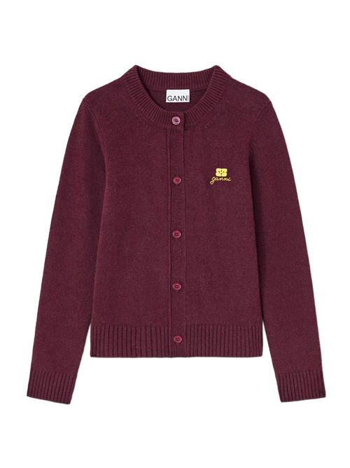 Cardigan con logo GANNI | K2593436