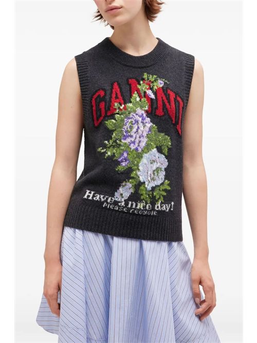 Logo vest GANNI | K2596252