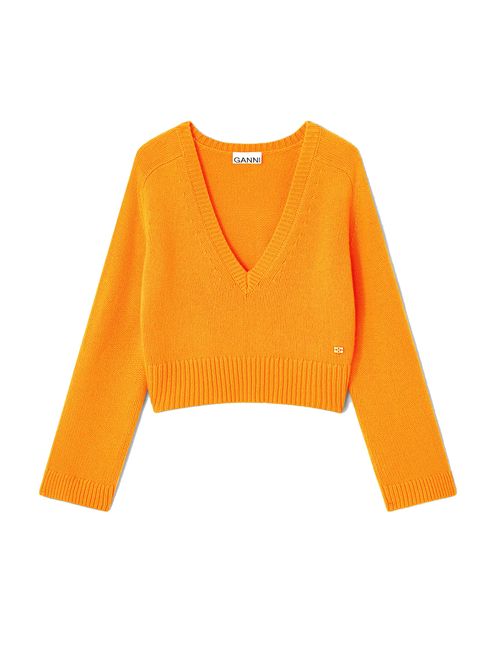 V-neck sweater GANNI | K2623755