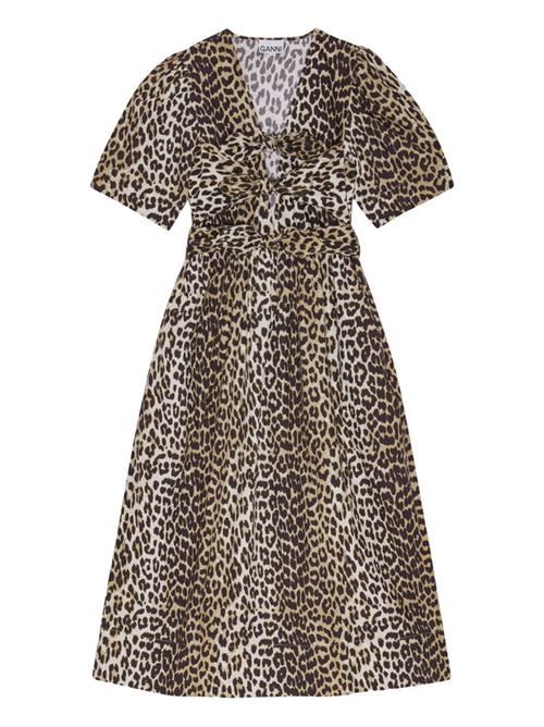 Abito leopardato GANNI | W0373943