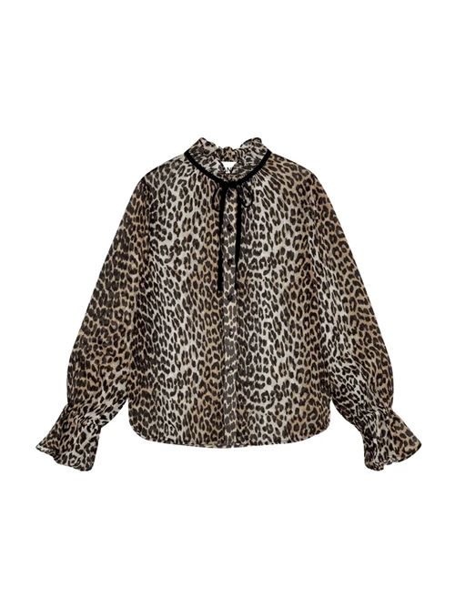 Blusa leopardata GANNI | W0570943
