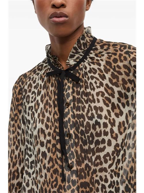 Blusa leopardata GANNI | W0570943
