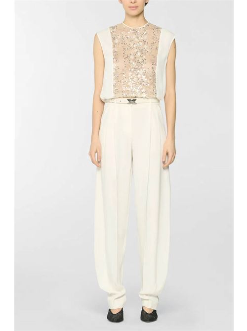 Top con ricamo e paillettes GENNY | 79AJM677NR010004