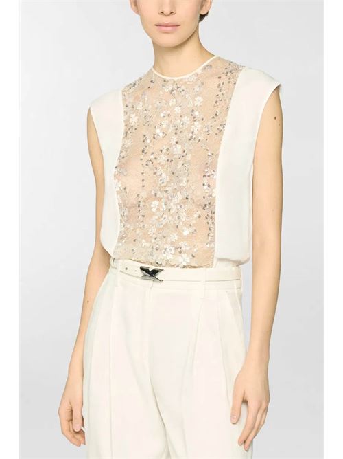 Top con ricamo e paillettes GENNY | 79AJM677NR010004