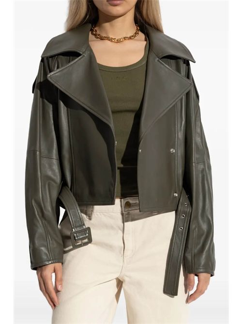 Giacca in pelle Yuria IRO | 25WWP137YURIAGRE5725W