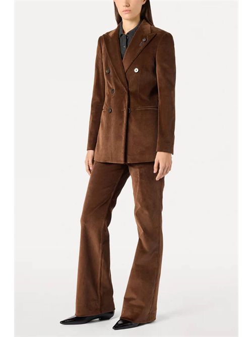 Giacca doppiopetto in velluto a coste LARDINI | A6ADAMFCN65401300