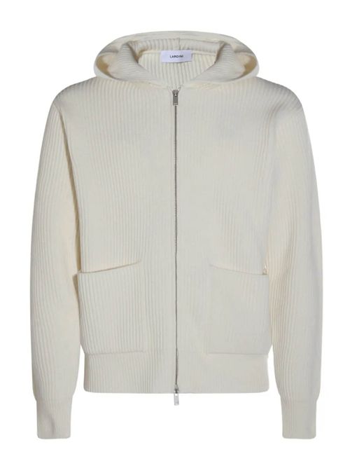 Zip-up cardigan with hood LARDINI | AALMML424AA65031120
