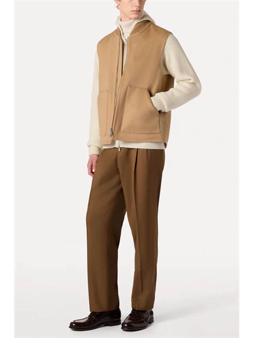 Zip-up cardigan with hood LARDINI | AALMML424AA65031120