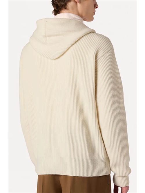 Zip-up cardigan with hood LARDINI | AALMML424AA65031120