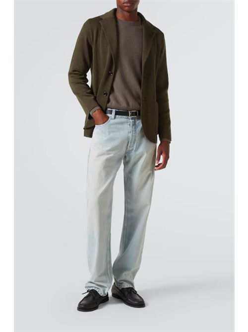 Giacca monopetto in maglia LARDINI | CNCLJM56CN65000500