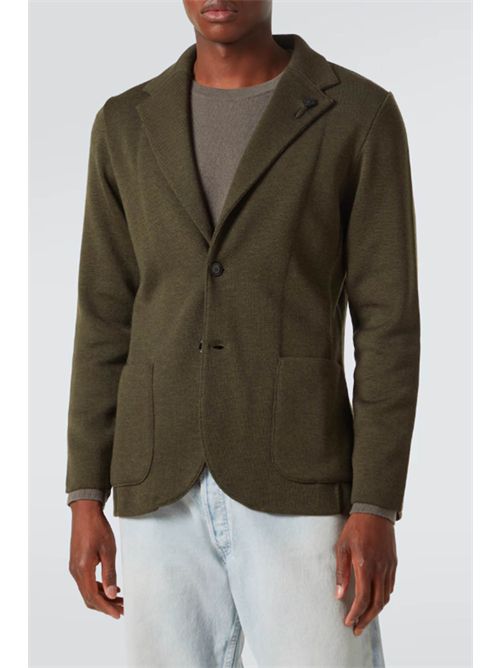 Giacca monopetto in maglia LARDINI | CNCLJM56CN65000500