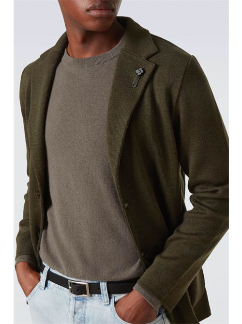 Giacca monopetto in maglia LARDINI | CNCLJM56CN65000500