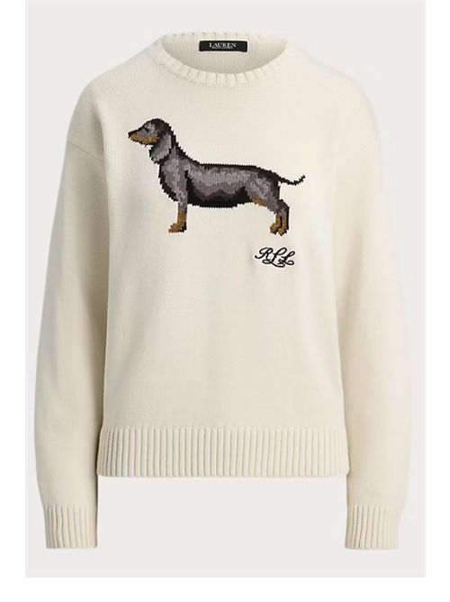 Maglia con bassotto LAUREN RALPH LAUREN | Maglie | 200955695001CR