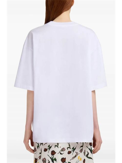 T-shirt con logo MARNI | THJET49P18USCY31LOW01