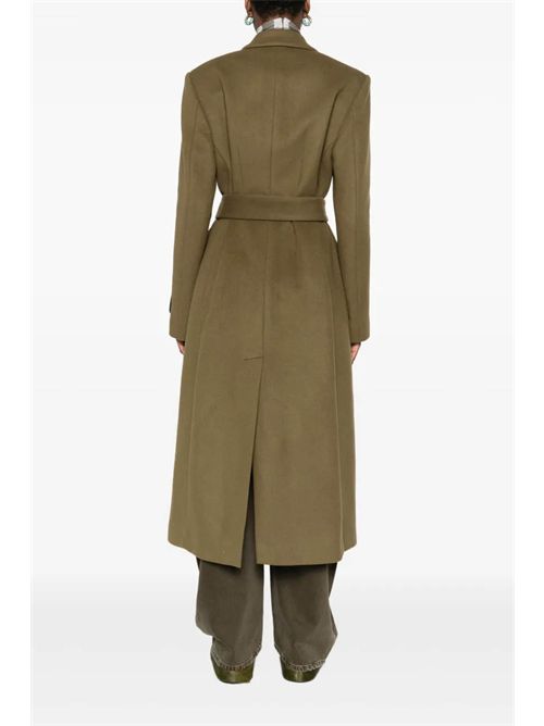 Double-breasted coat with belt MSGM | 3941MDC1025760337