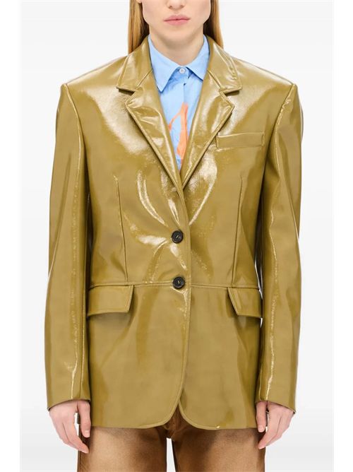Giacca monopetto in vinile MSGM | 3941MDG0125761437