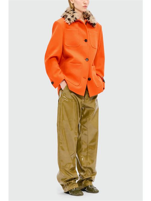 Giacca con collo animalier MSGM | 3941MDH18Y25760310