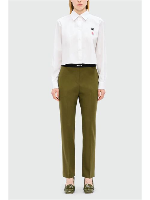 Pantaloni con logo MSGM | 3941MDP1325760537