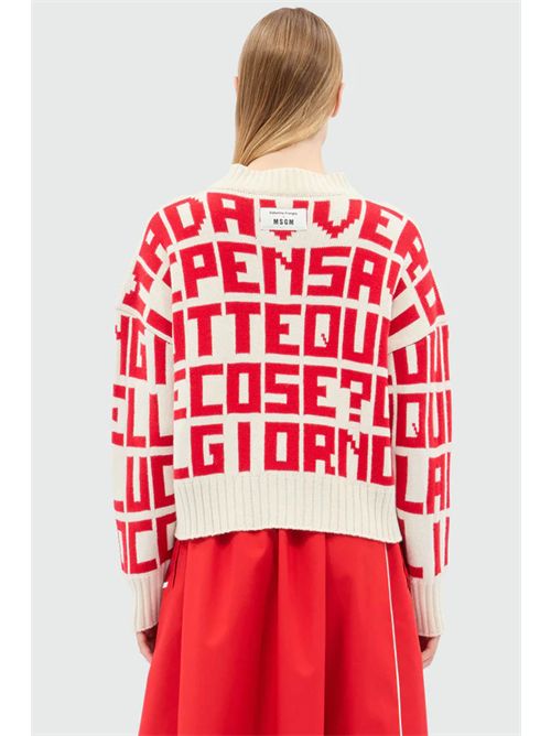 Maglia in jacquard MSGM | 3942MDM19925798902B