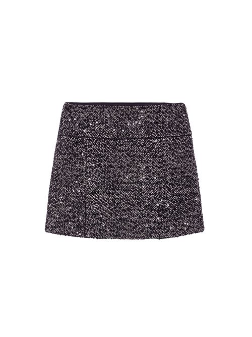 Minigonna in tweed con paillettes ERMANNO FIRENZE | Gonne | D49EO016EZ0MF06299249