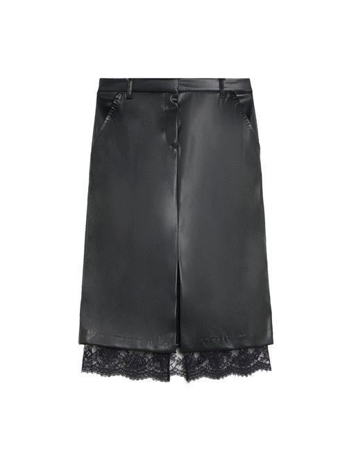Gonna con pizzo ERMANNO FIRENZE | Gonne | D49EO038E98MF09900099