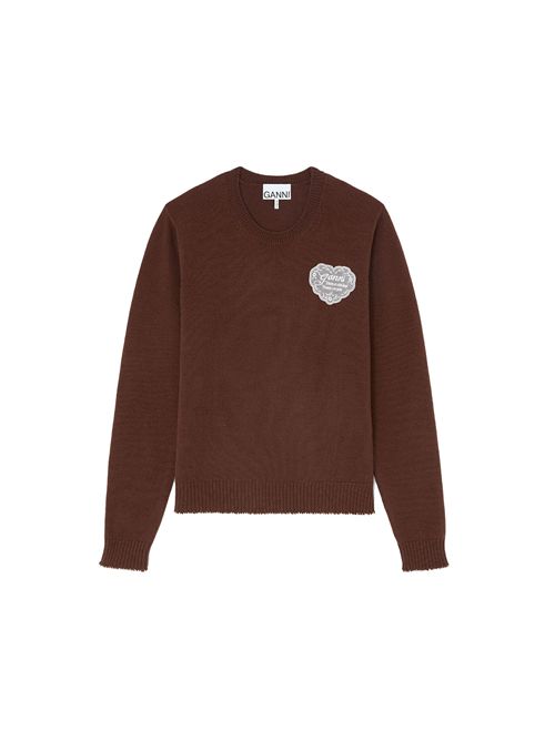 Maglia con logo GANNI | A1150004979