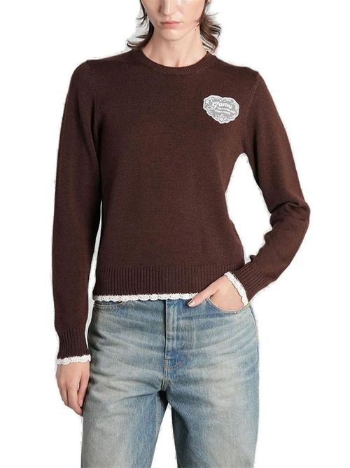 Maglia con logo GANNI | A1150004979