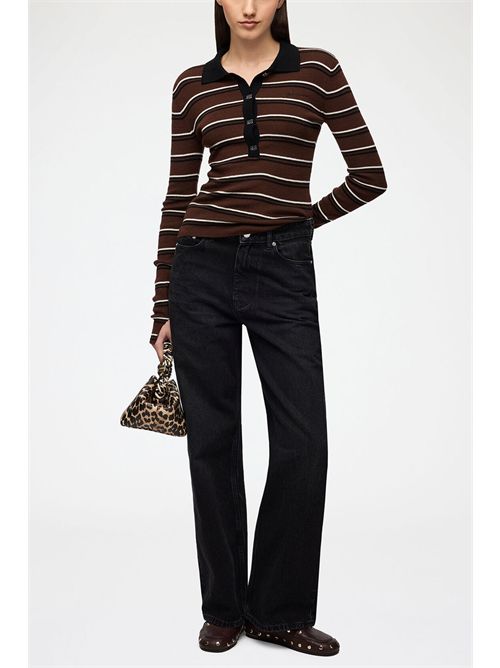Polo a righe GANNI | A1170004999