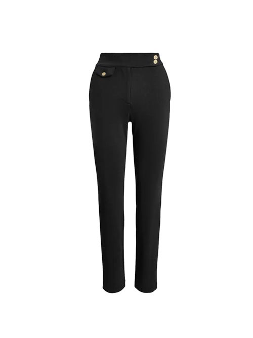 Pantaloni con logo LAUREN RALPH LAUREN | Pantaloni | 200B22288003BK