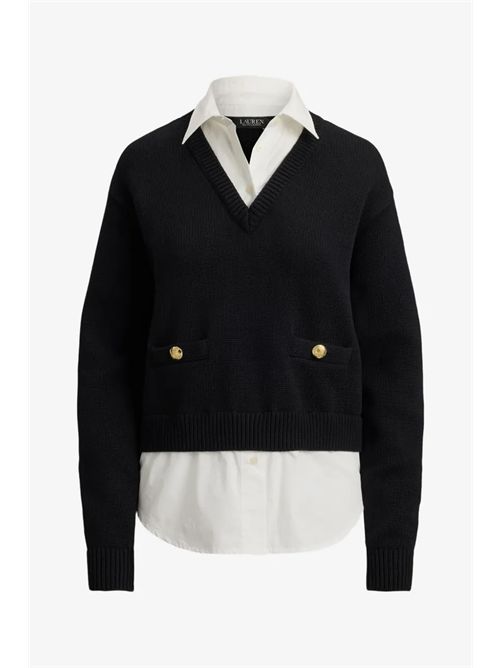 Maglia con camicia LAUREN RALPH LAUREN | Maglie | 200B24254001BK