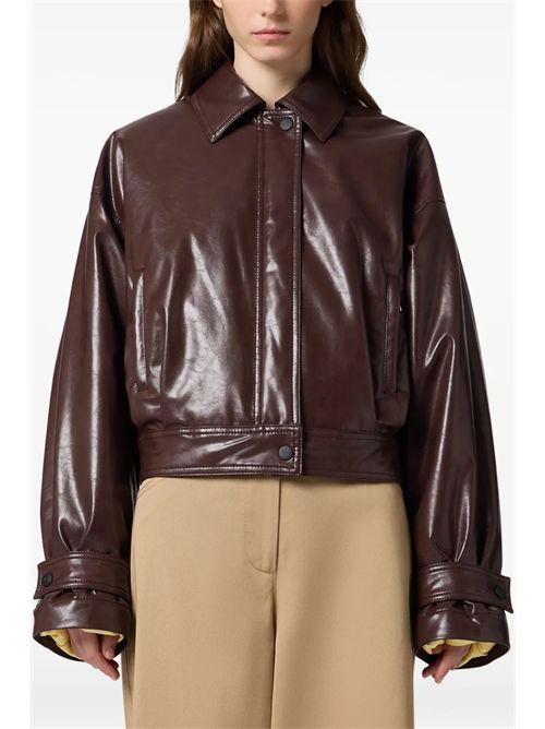 Faux leather bomber jacket MSGM | 4141MDH1026761630
