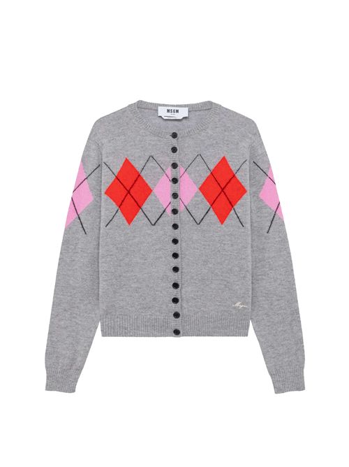 Argyle cardigan MSGM | 4141MDM20326777492